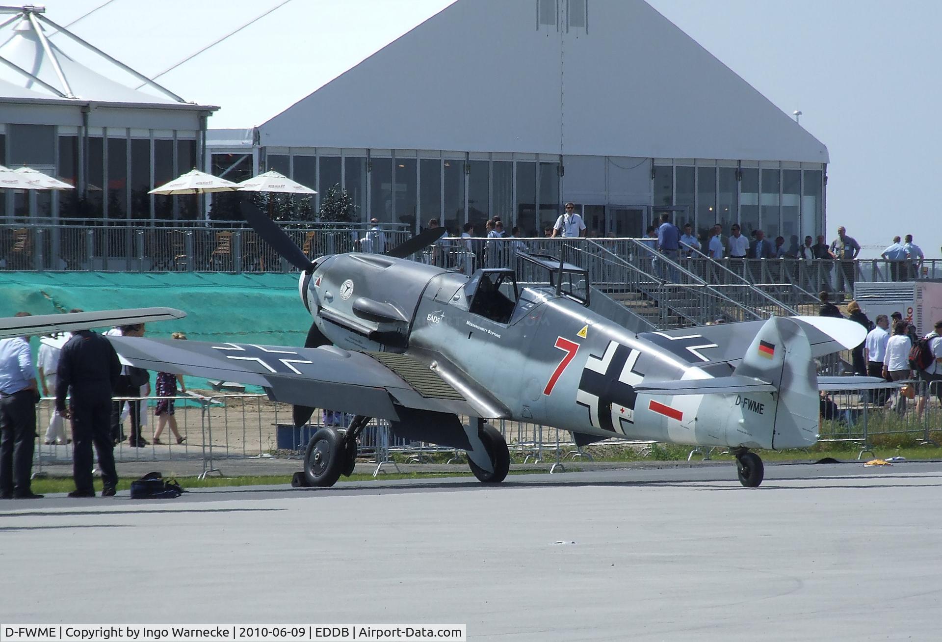 D-FWME, Messerschmitt Bf-109G-4 C/N 0139, Messerschmitt Bf 109 G-4 at ILA 2010, Berlin