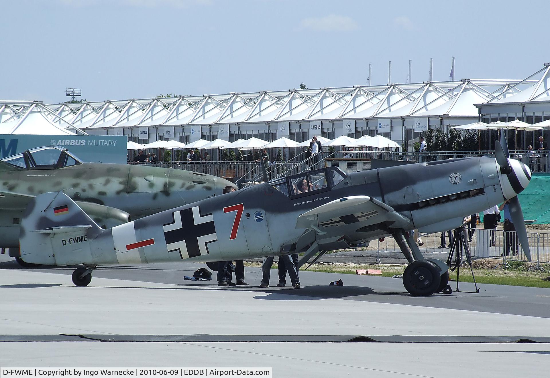 D-FWME, Messerschmitt Bf-109G-4 C/N 0139, Messerschmitt Bf 109 G-4 at ILA 2010, Berlin