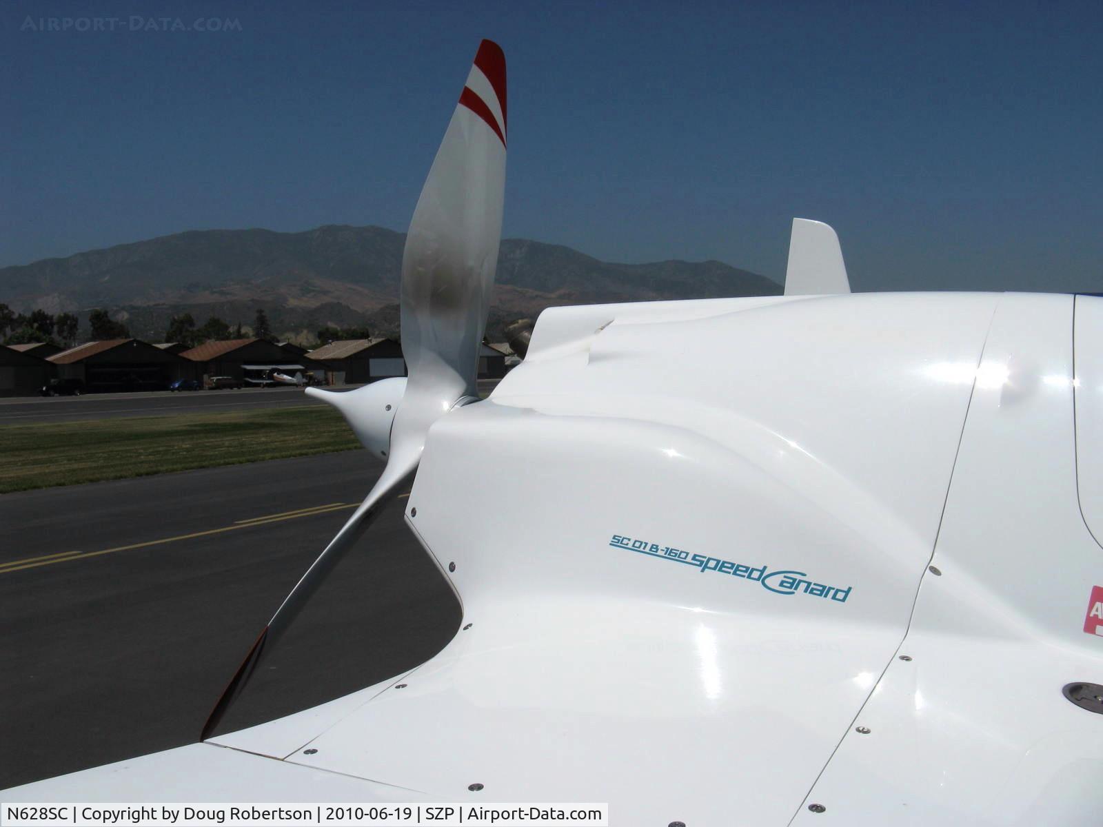 N628SC, Gyroflug SC-01B-160 Speed Canard C/N S-29, Gyroflug SC 01 B 160 SPEED CANARD, Lycoming O-320 160 Hp pusher von Deutschland, logo