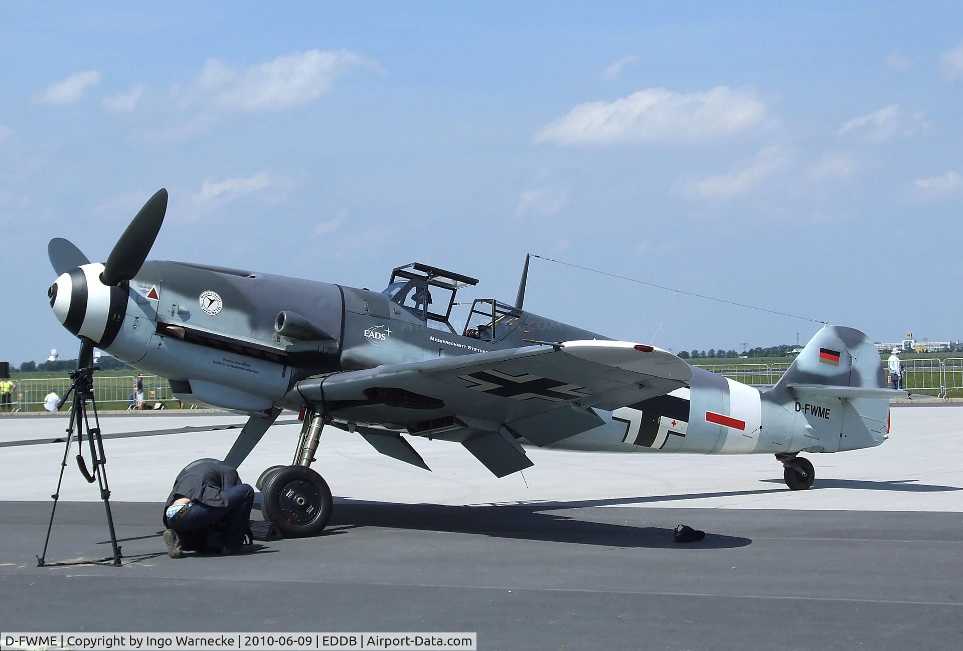 D-FWME, Messerschmitt Bf-109G-4 C/N 0139, Messerschmitt Bf 109 G-4 at ILA 2010, Berlin