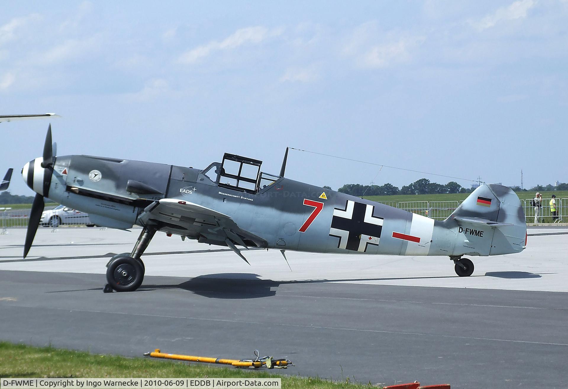 D-FWME, Messerschmitt Bf-109G-4 C/N 0139, Messerschmitt Bf 109 G-4 at ILA 2010, Berlin