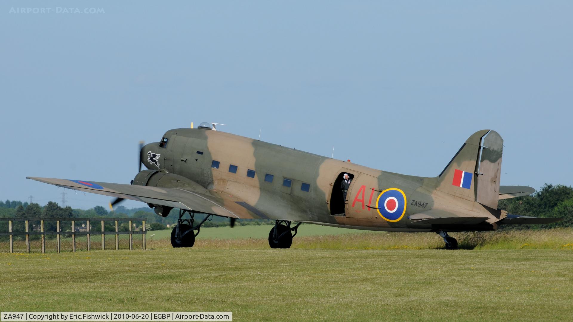 ZA947, 1943 Douglas C-47A-60-DL Dakota III C/N 10200, 1. ZA947 (Battle of Britain Memorial Flight) at The Cotswold Air Show June 2010