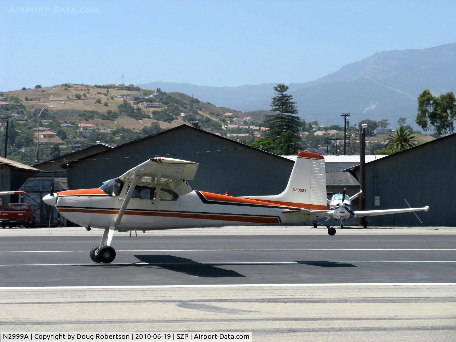 N2999A, 1953 Cessna 180 C/N 30199, 1953 Cessna 180, Continental O-470-A 225 Hp, 1st year of production, landing Rwy 22