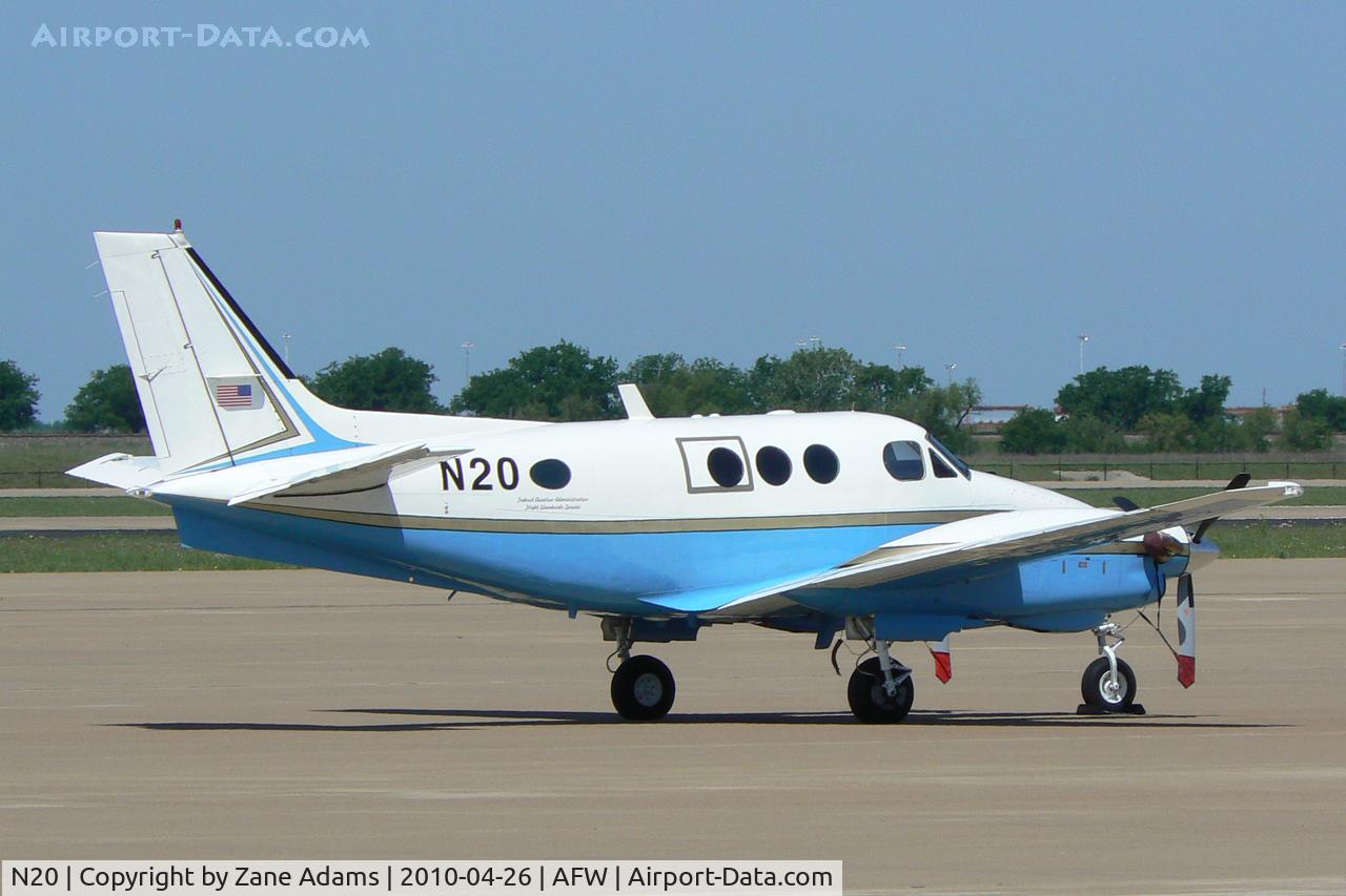N20, 1980 Beech C90 King Air C/N LJ-912, FAA King Air at Alliance Airport, Ft. Worth, TX