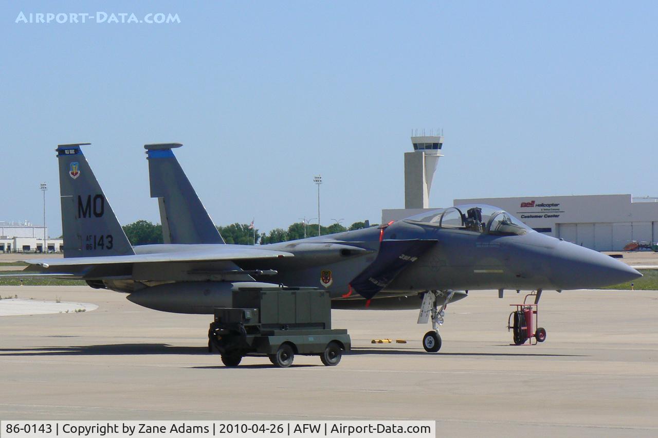 86-0143, 1986 McDonnell Douglas F-15C Eagle C/N 0988/C371, At Alliance Airport, Ft. Worth, TX