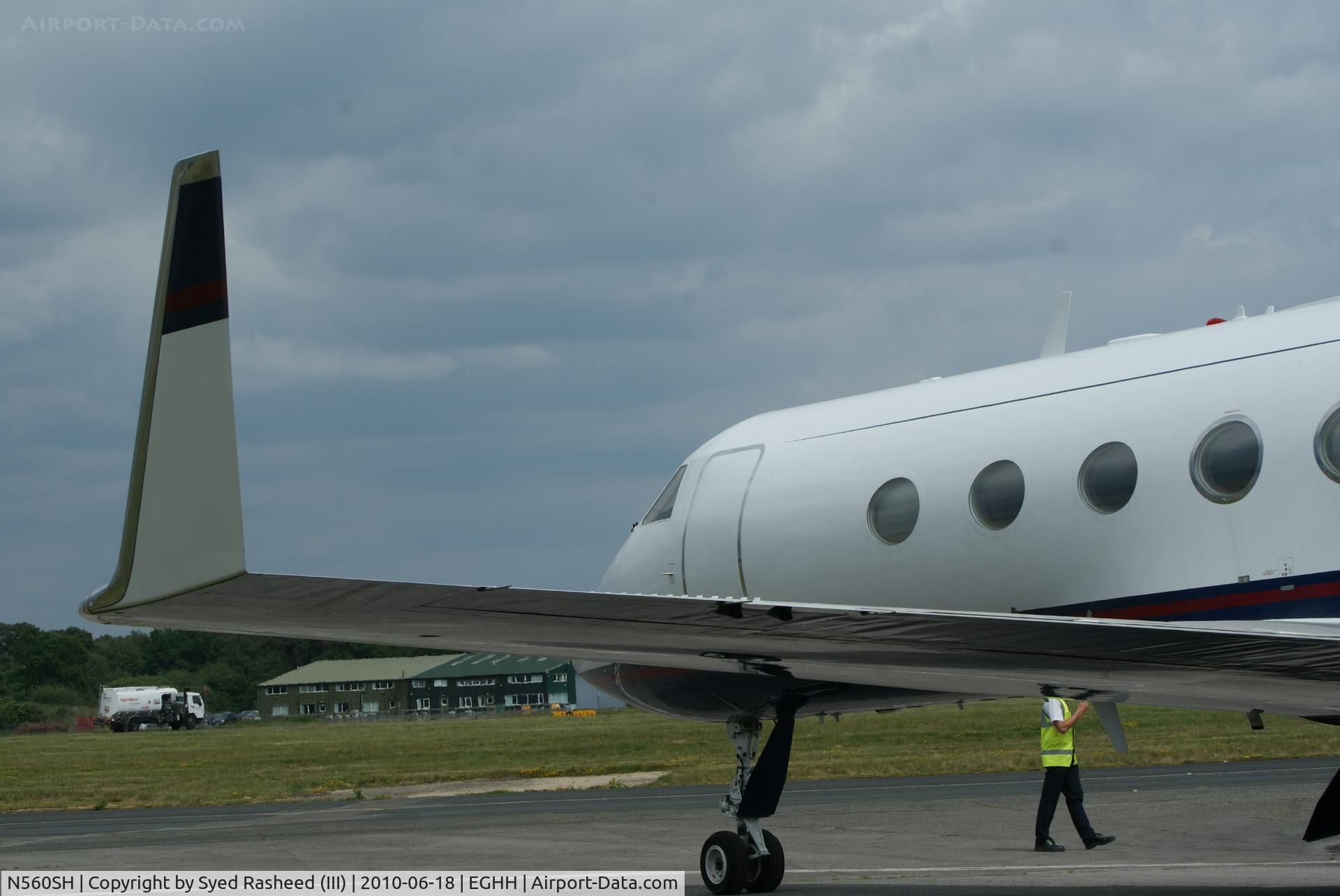 N560SH, 1983 Gulfstream Aerospace G-1159A Gulfstream III C/N 404, Aircraft @ Signature Flight - Bournemouth