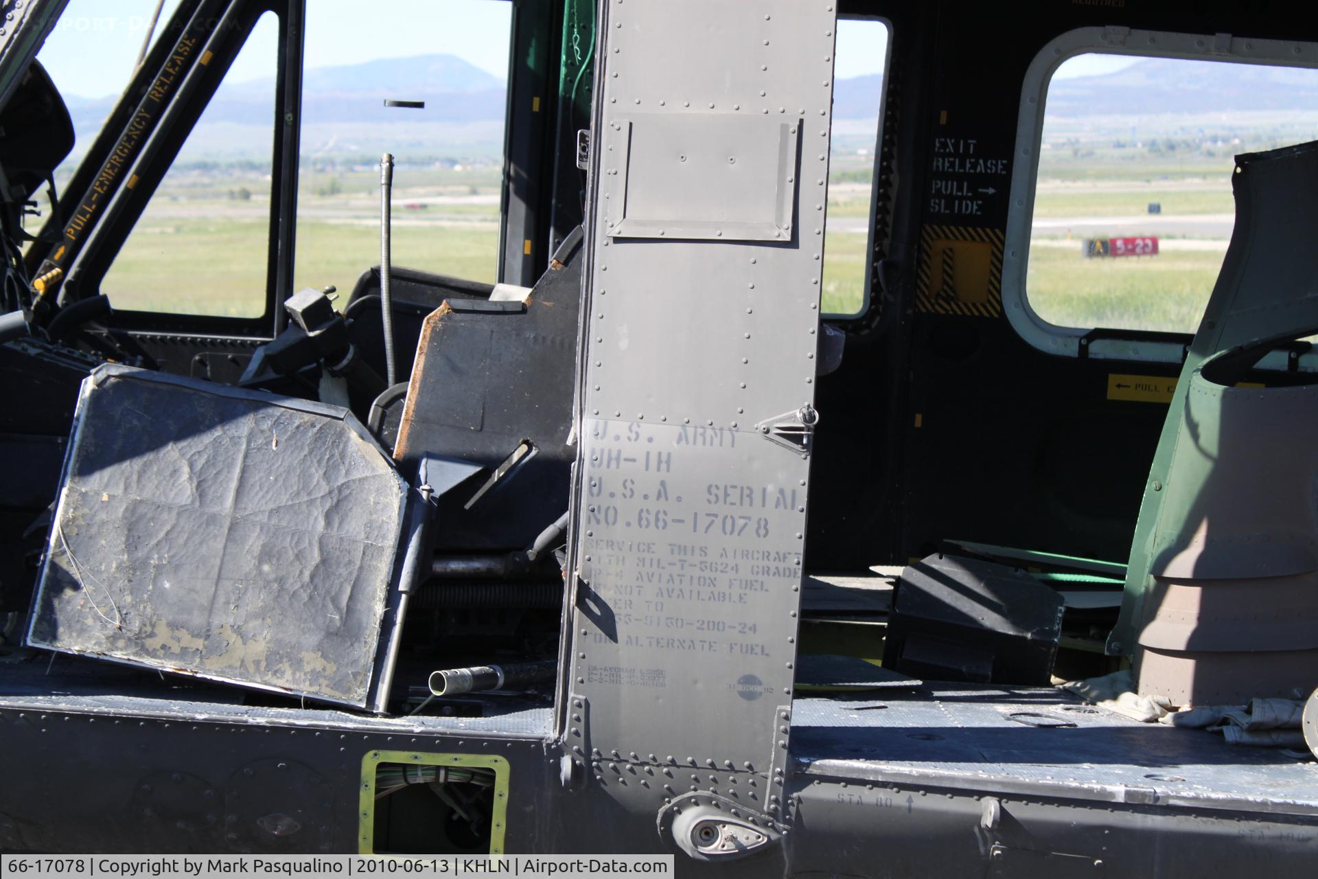 66-17078, 1966 Bell UH-1D Iroquois C/N 9272, Bell UH-1H