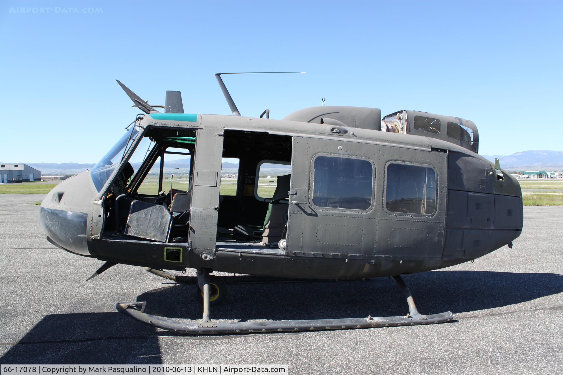 66-17078, 1966 Bell UH-1D Iroquois C/N 9272, Bell UH-1H