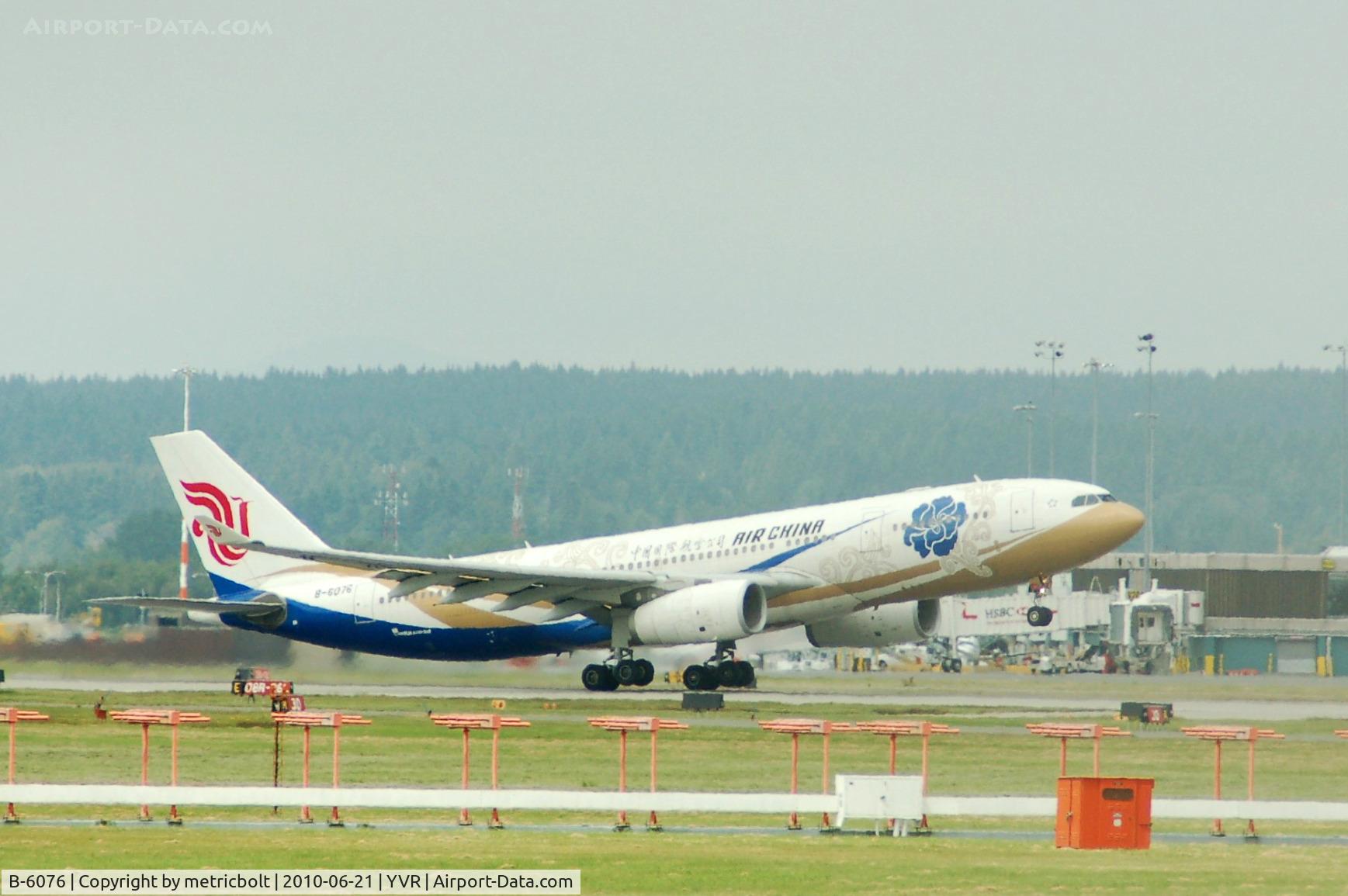 B-6076, 2006 Airbus A330-243 C/N 797, departure for Beijing