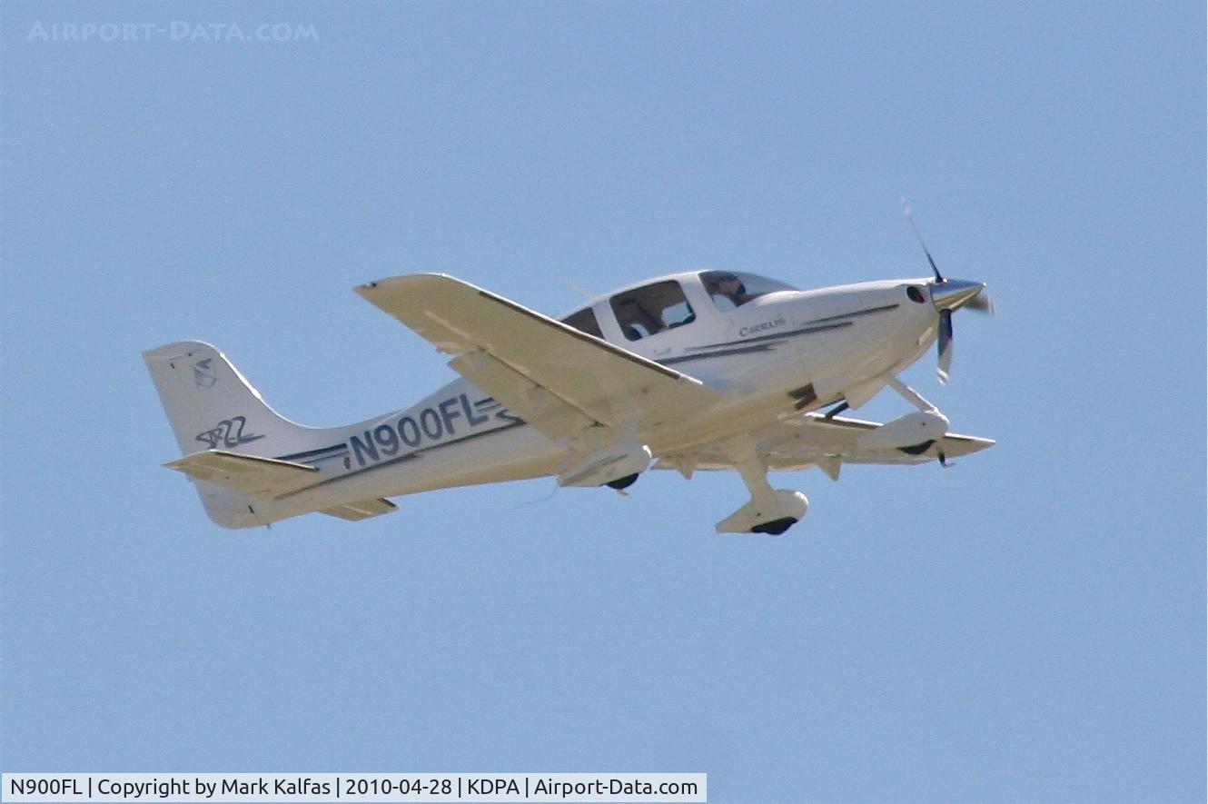 N900FL, 2003 Cirrus SR22 C/N 0516, Cirrus SR22, N900FL departing 20R KDPA.