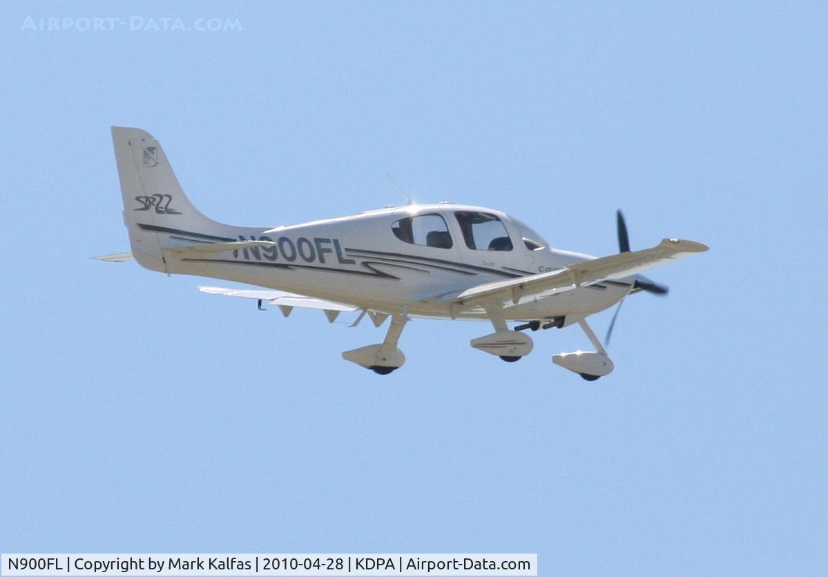 N900FL, 2003 Cirrus SR22 C/N 0516, Cirrus SR22, N900FL departing 20R KDPA.