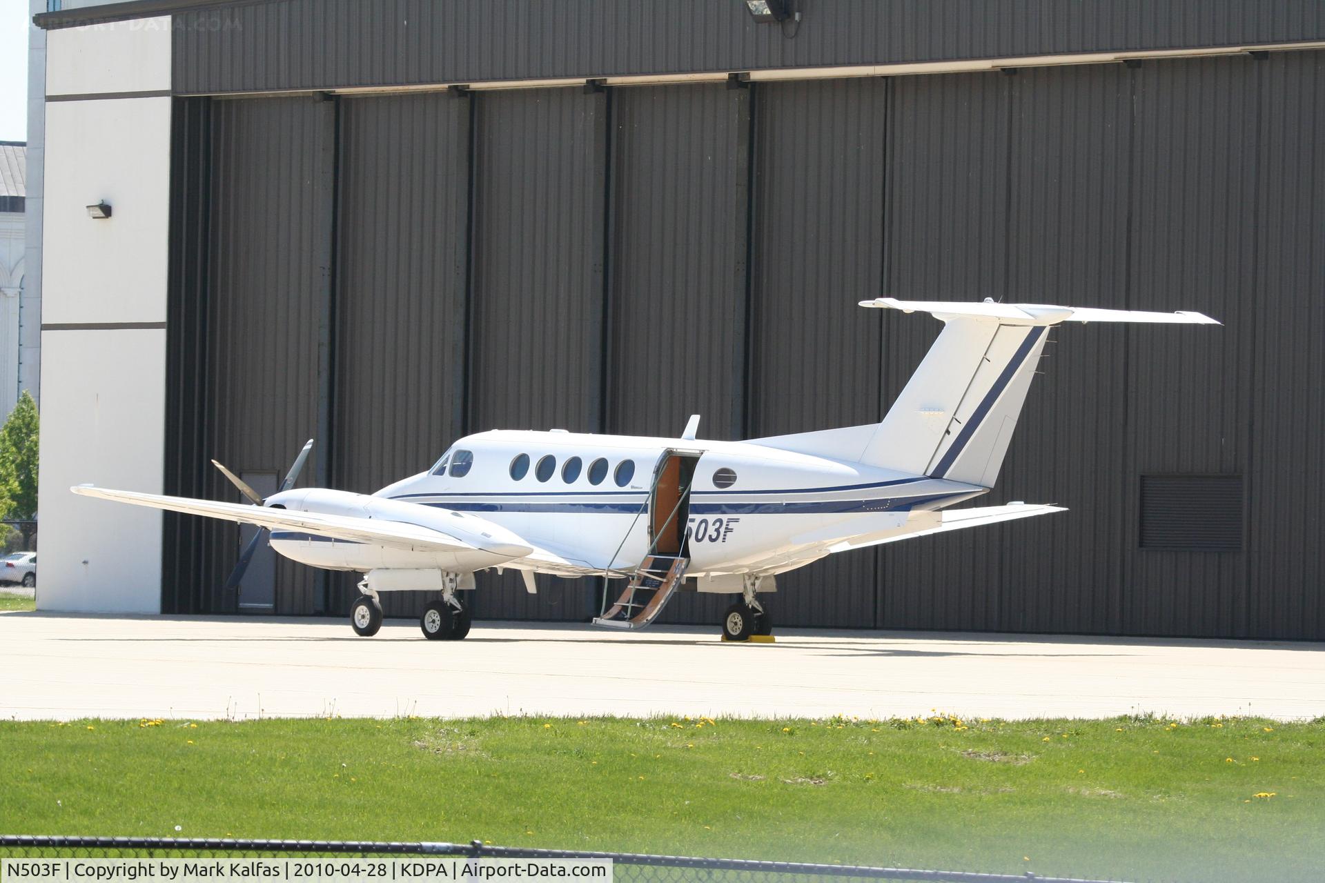 N503F, 1976 Beech 200 Super King Air C/N BB-185, RLD Leasing, Beechcraft King Air 200, N503F, on the ramp KDPA.