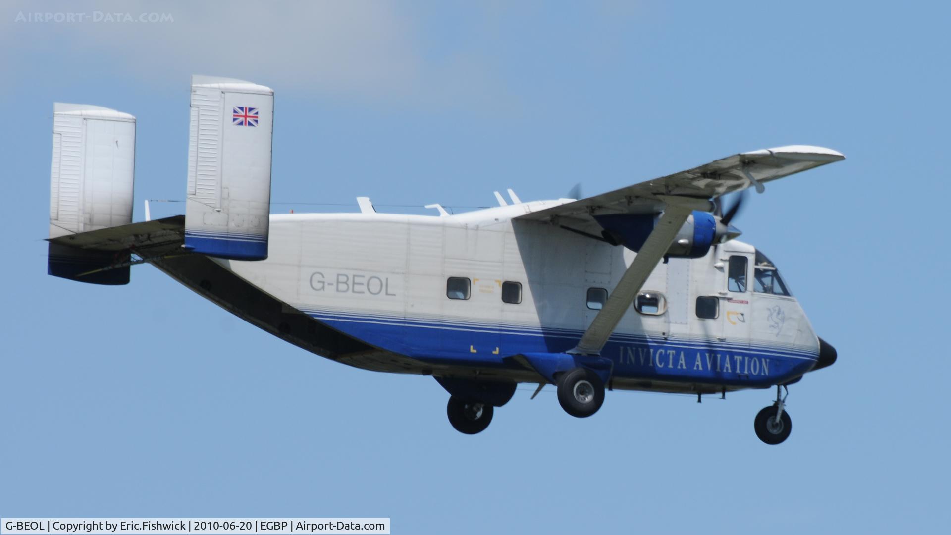 G-BEOL, 1977 Short SC-7 Skyvan 3-100 C/N SH.1954, G-BEOL at The Cotswold Air Show June 2010