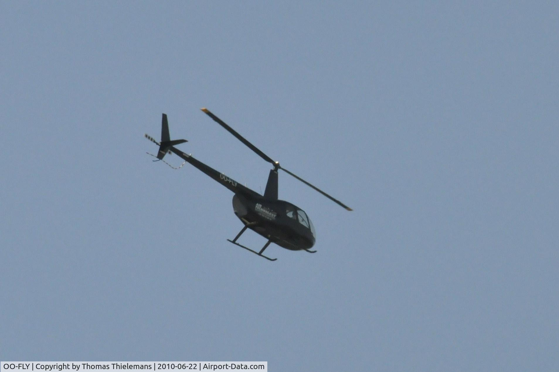 OO-FLY, 2008 Robinson R44 Raven II C/N 1857, above Meise