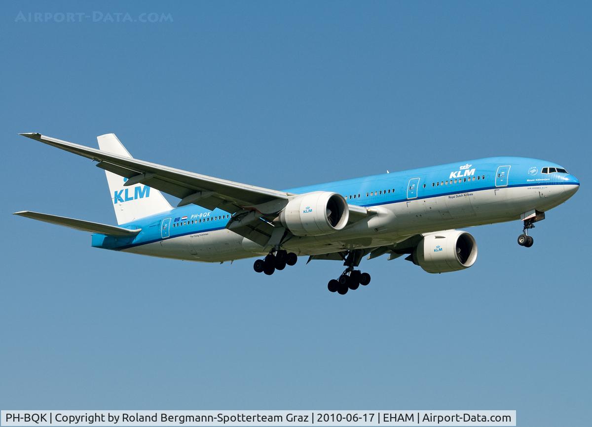 PH-BQK, 2005 Boeing 777-206/ER C/N 29399, Boeing 777-206