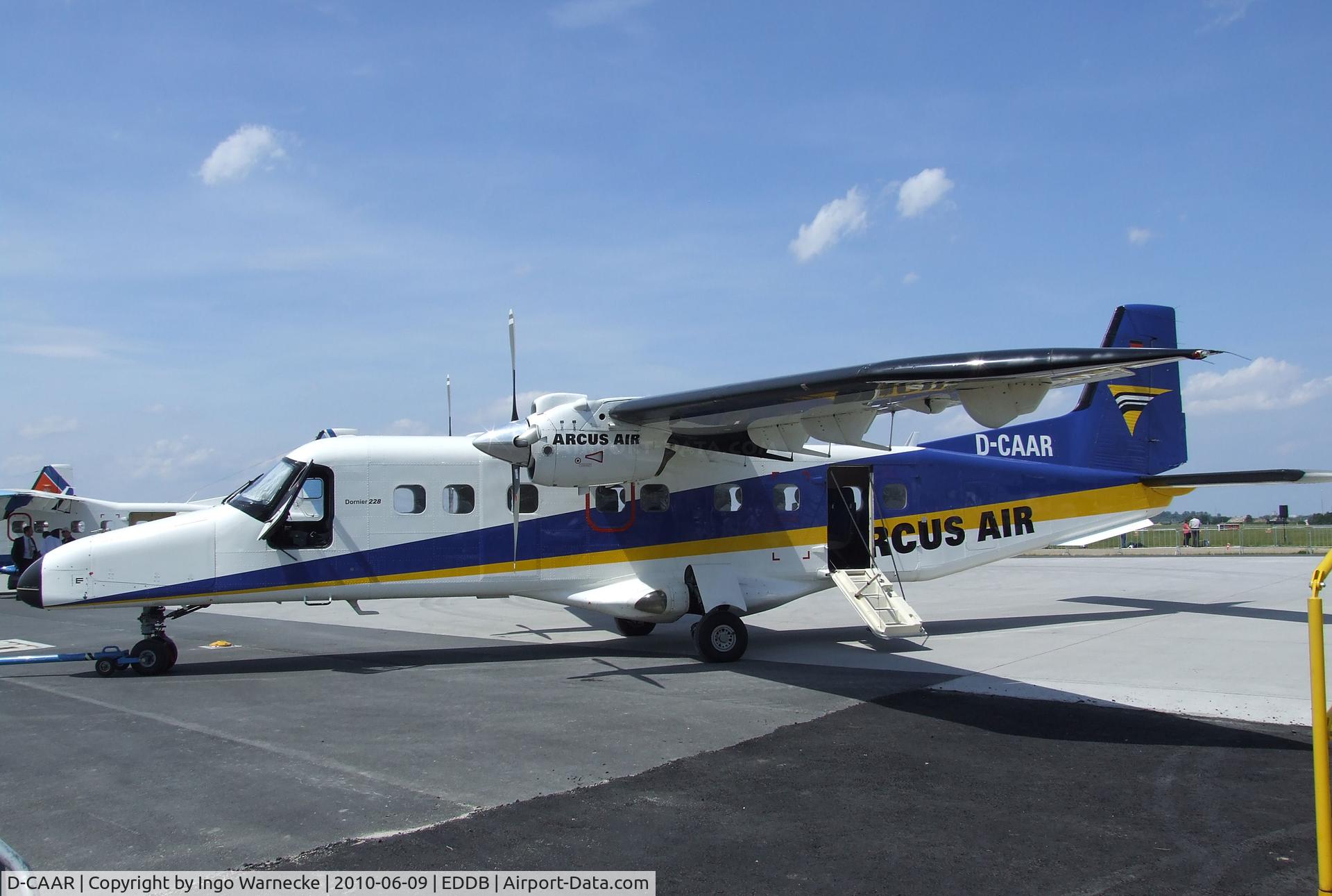 D-CAAR, Dornier 228-212 C/N 8211, Dornier Do 228-212 of Arcus Air at ILA 2010, Berlin
