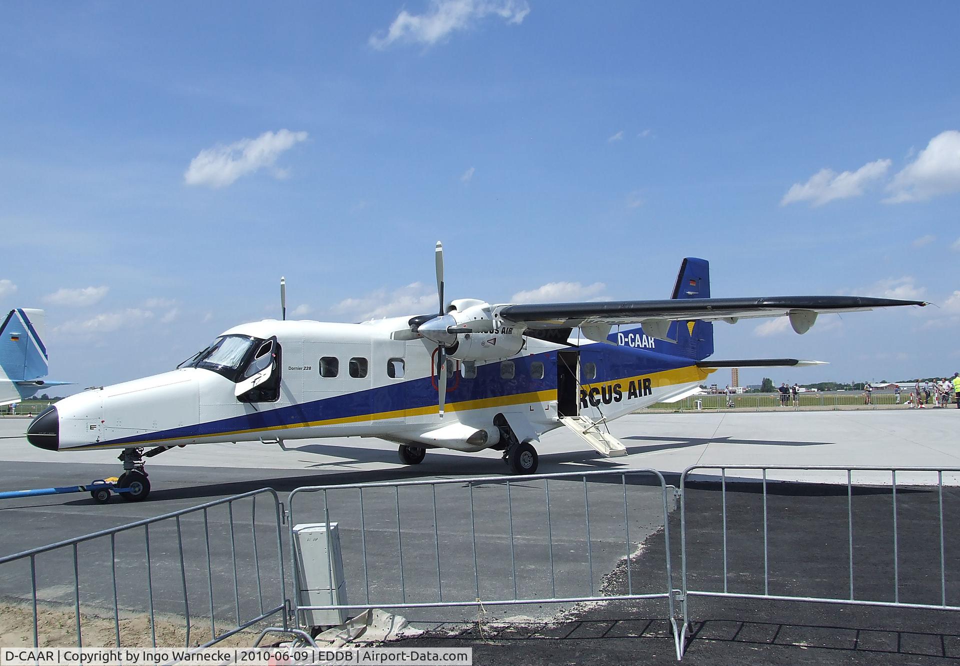 D-CAAR, Dornier 228-212 C/N 8211, Dornier Do 228-212 of Arcus Air at ILA 2010, Berlin