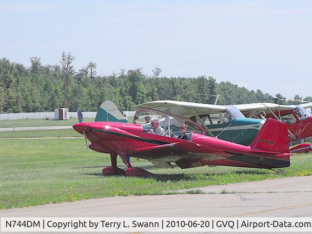 N744DM, 2002 Vans RV-4 C/N 3371, At Batavia fly-in-breakfast.