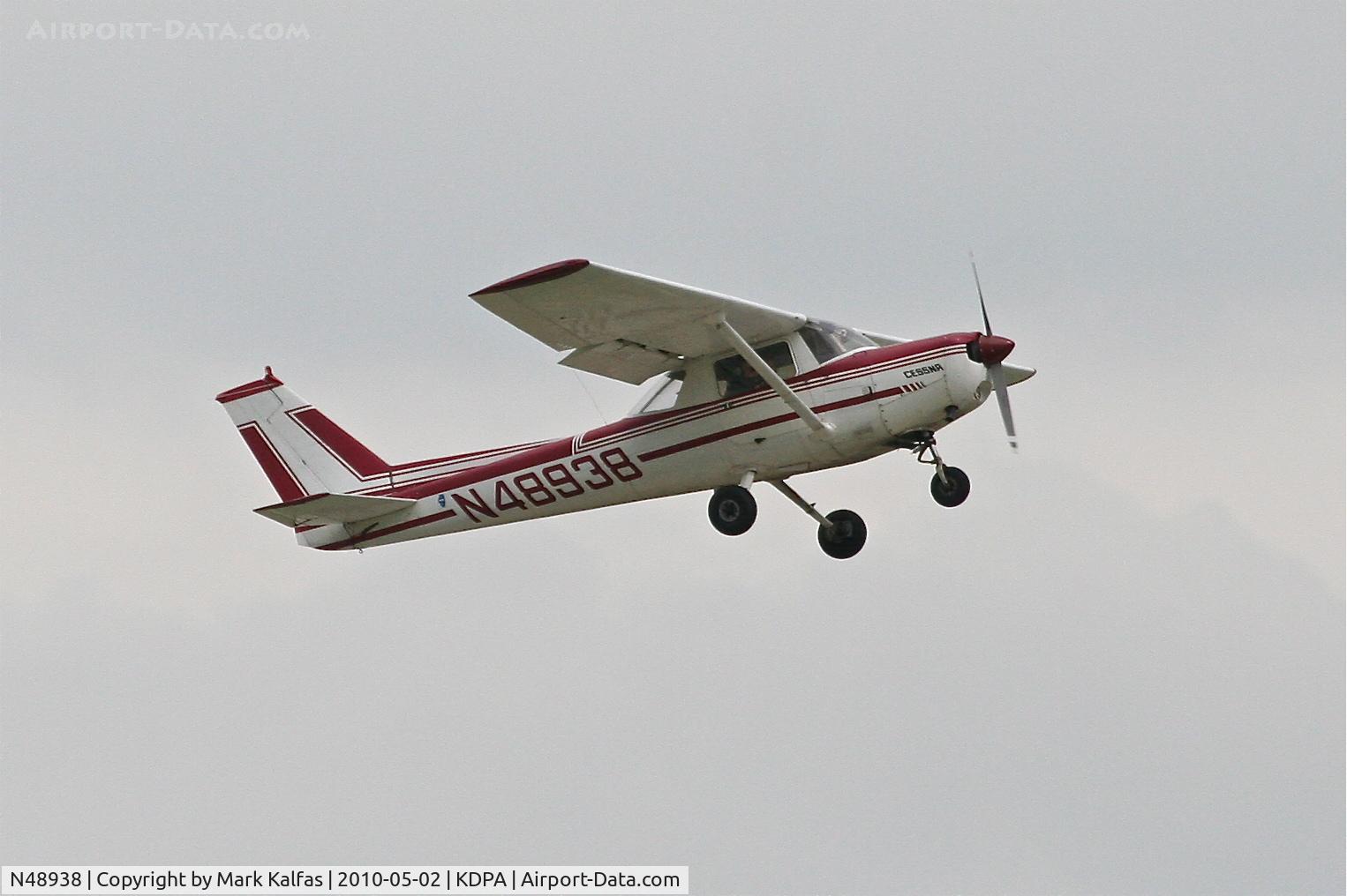N48938, 1977 Cessna 152 C/N 15281060, Cessna 152J N48938, departing 20L for some pattern work KDPA.