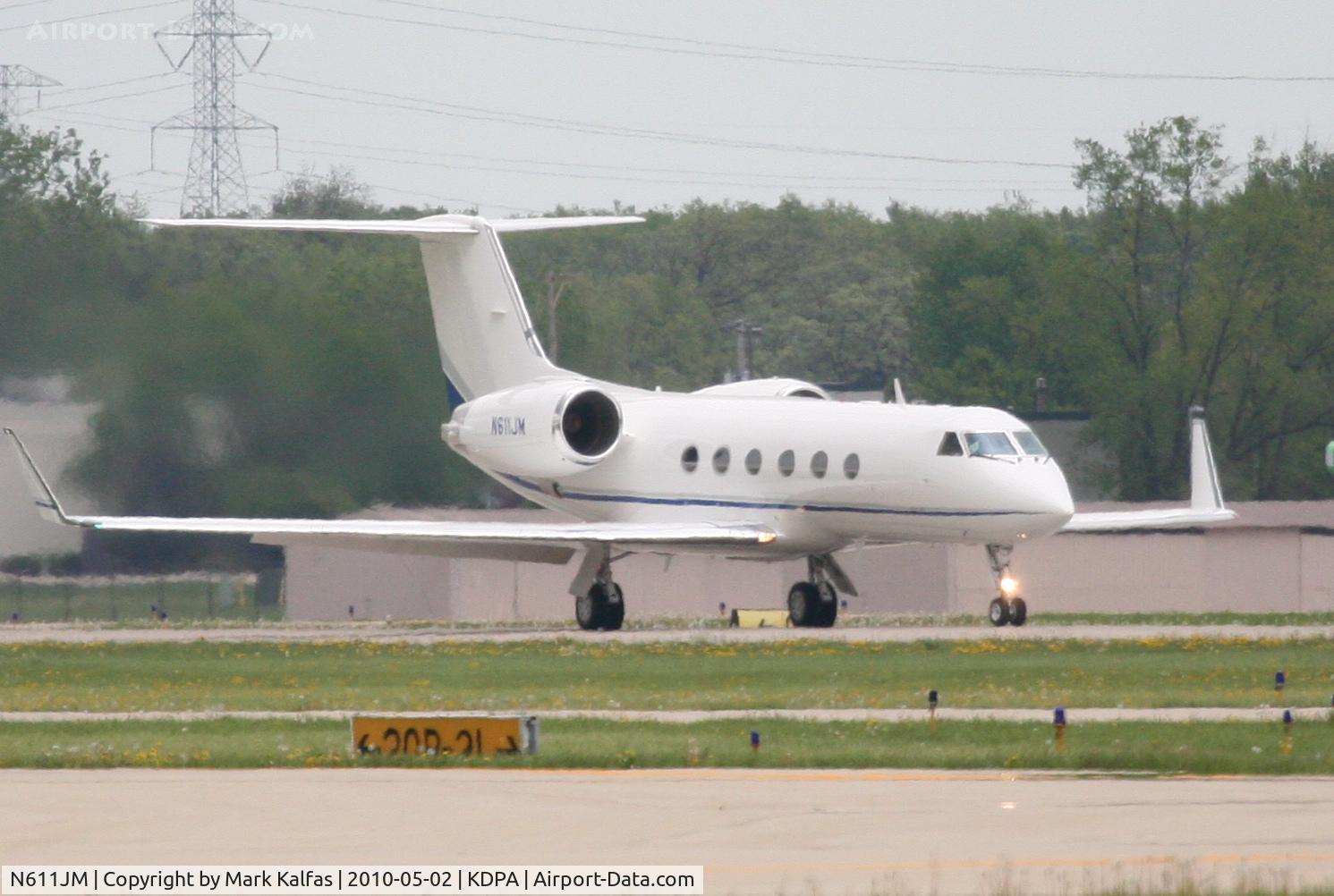 N611JM, 1991 Gulfstream Aerospace G-IV C/N 1178, JFM Inc. Gulfstream G-IV N611JM, departing 20R KDPA.
