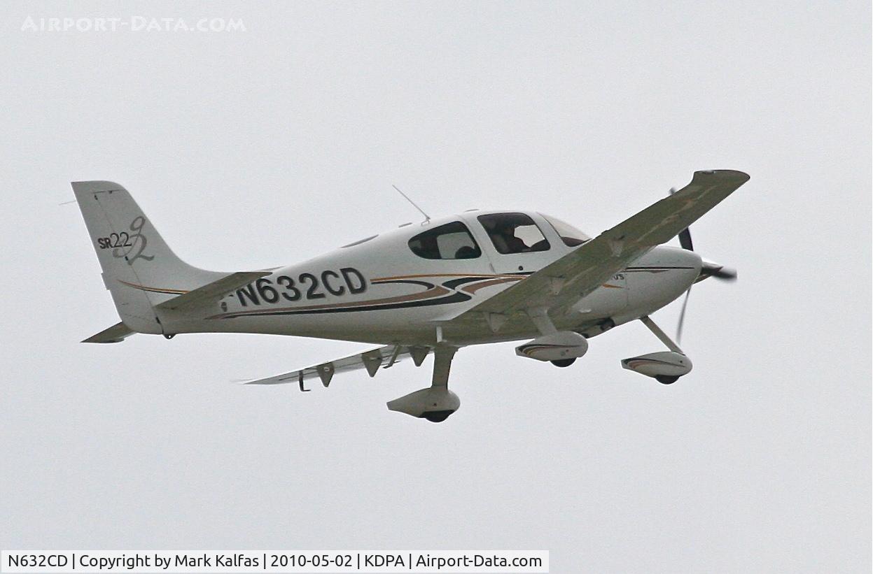 N632CD, 2005 Cirrus SR22 G2 C/N 1641, AIRSHARES ELITE Cirrus SR22 N632CD, 20R departure KDPA for KBWI.
