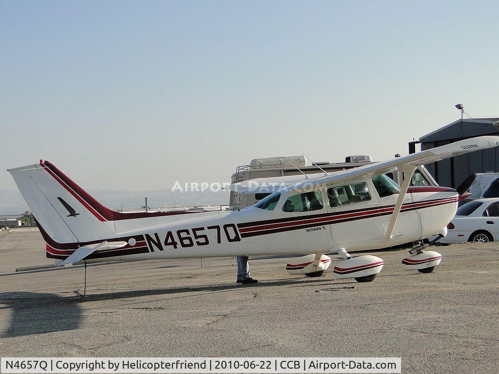 N4657Q, 1973 Cessna 172M C/N 17261738, Being re-upholstered at Cable