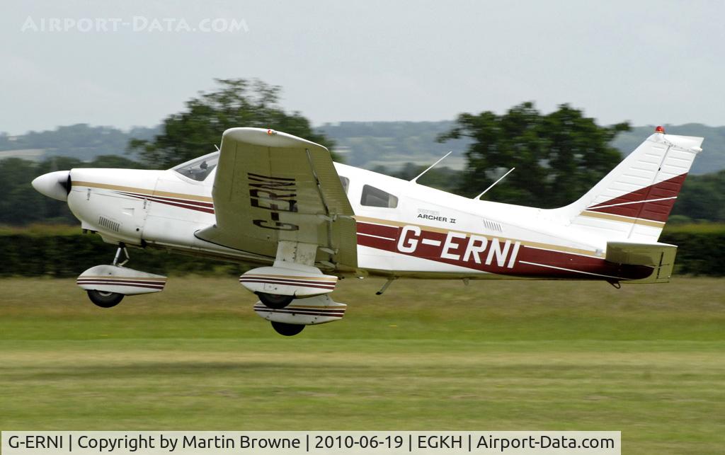 G-ERNI, 1980 Piper PA-28-181 Cherokee Archer II C/N 28-8090146, Shot at EGKH