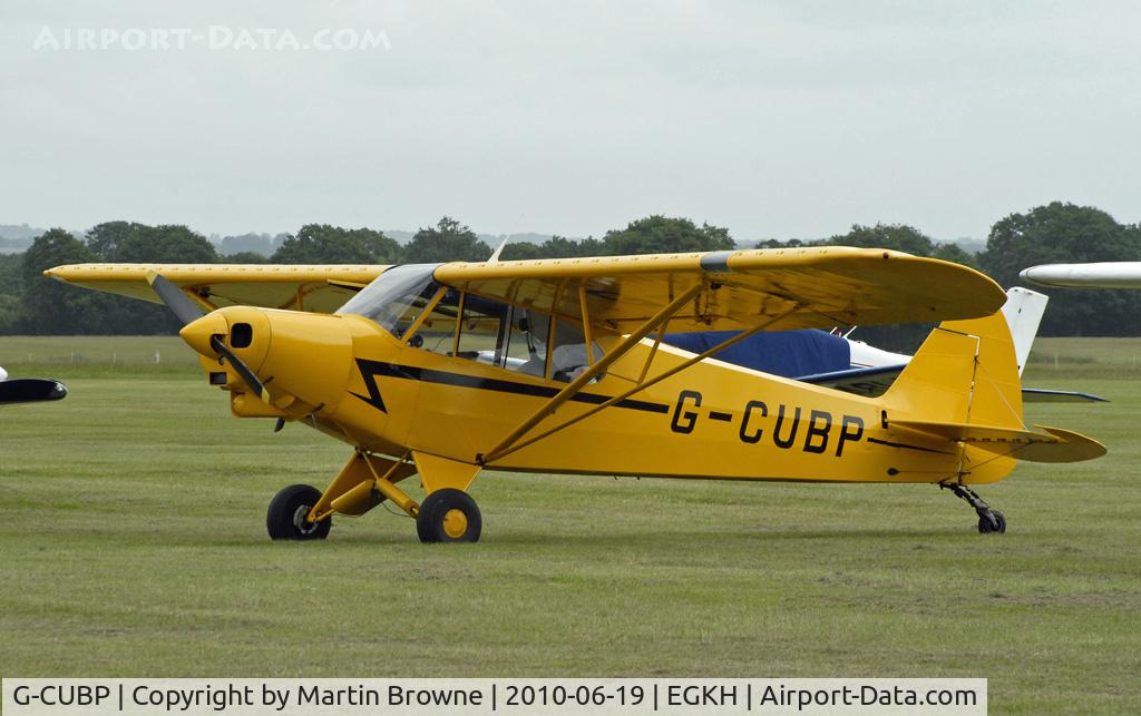 G-CUBP, 1969 Piper PA-18-150 Super Cub C/N 18-8823, Shot at EGKH
