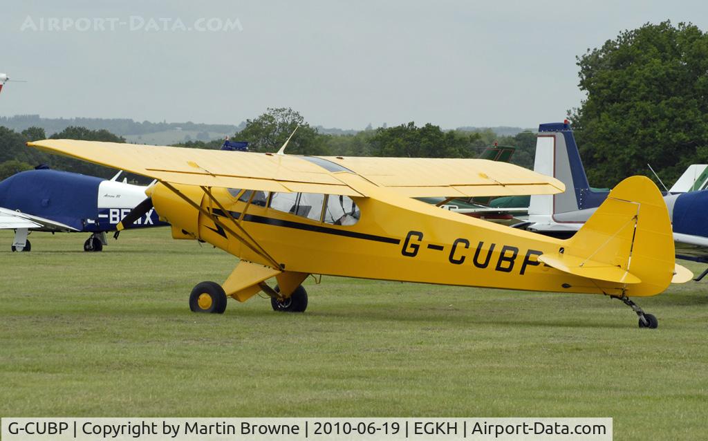 G-CUBP, 1969 Piper PA-18-150 Super Cub C/N 18-8823, Shot at EGKH