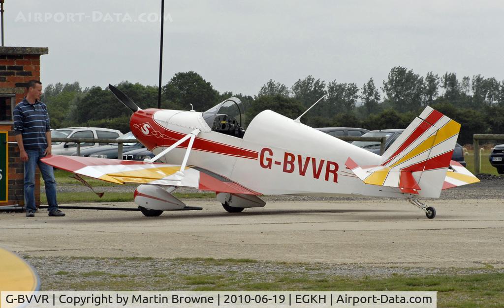 G-BVVR, 1962 Stits SA-3A Playboy C/N P-736, Shot at EGKH