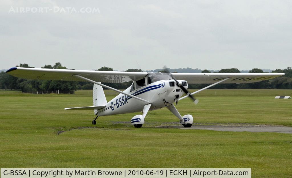 G-BSSA, 1946 Luscombe 8E Silvaire Silvaire C/N 4176, Shot at EGKH