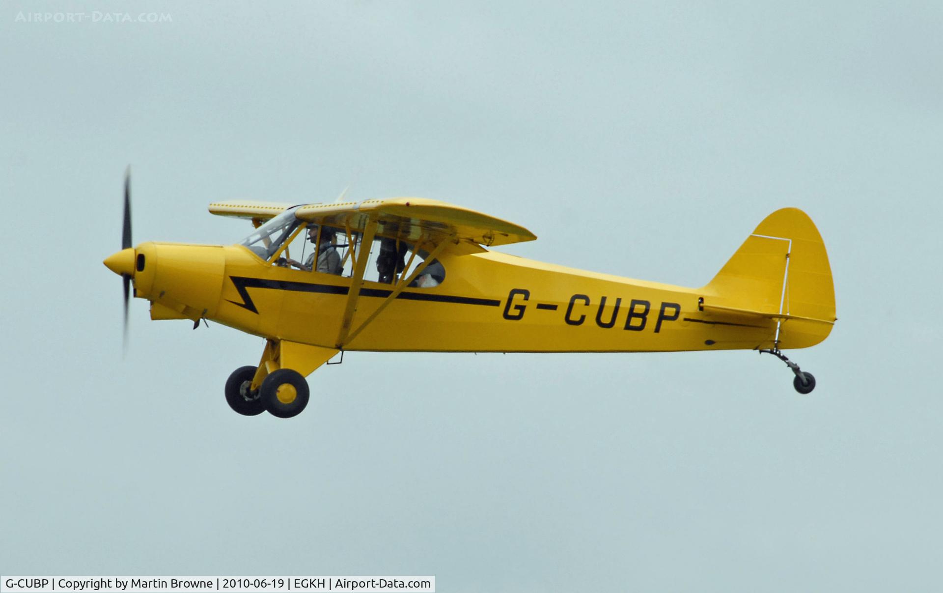 G-CUBP, 1969 Piper PA-18-150 Super Cub C/N 18-8823, Long distance shot on a miserable day!