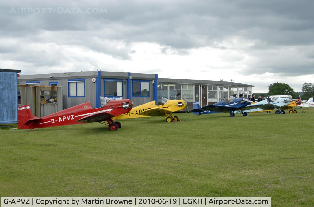 G-APVZ, 1960 Rollason Druine D.31 Turbulent C/N PFA 545, The complete collection!