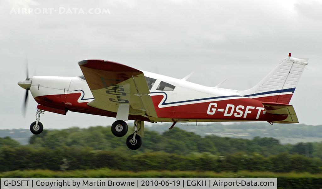 G-DSFT, 1973 Piper PA-28R-200-2 Cherokee Arrow II C/N 28R-7335157, Shot at EGKH