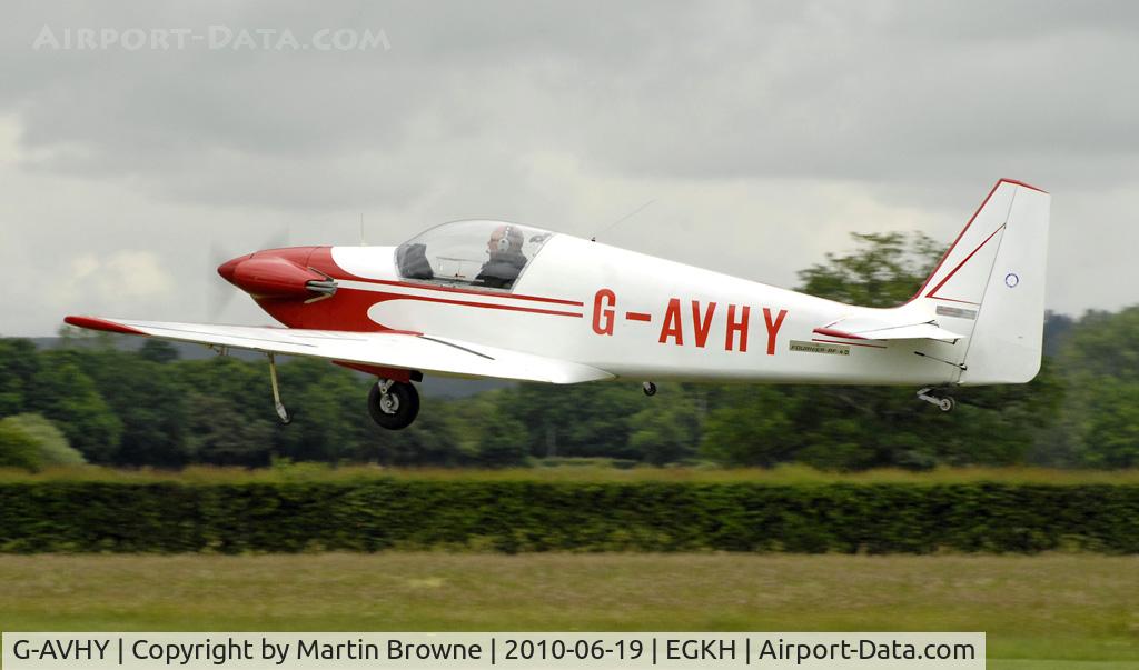G-AVHY, 1967 Sportavia-Putzer Fournier RF-4D C/N 4009, Shot at EGKH