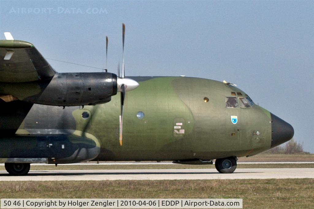 50 46, Transall C-160D C/N D68, German Air Force Transall C 160 D of LTG 62 from Wunstorf on visit at LEJ