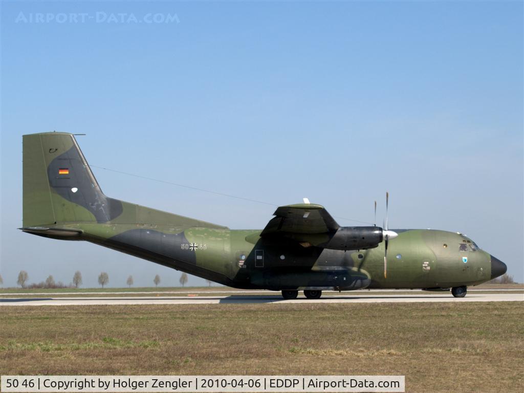 50 46, Transall C-160D C/N D68, German Air Force Transall C-160 D of LTG 62 from Wunstorf on visit at LEJ