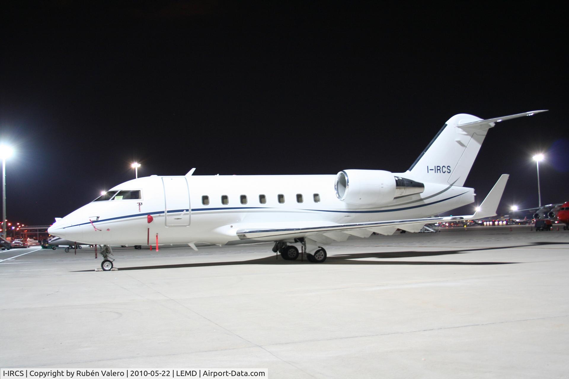 I-IRCS, 2000 Bombardier Challenger 604 (CL-600-2B16) C/N 5464, MAD during Champion League final