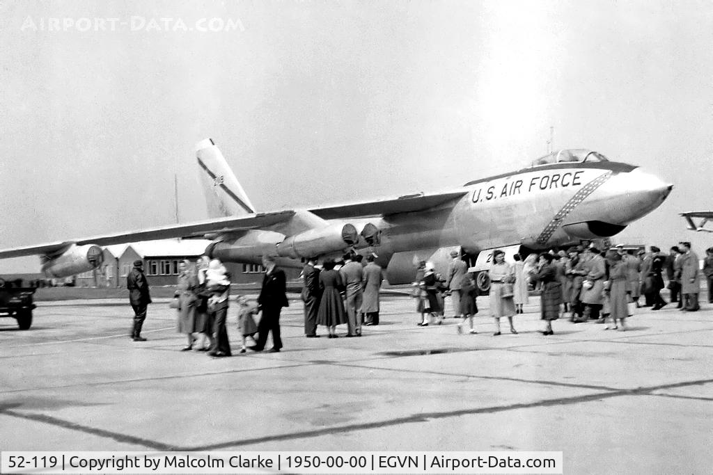 52-119, 1952 Boeing B-47E Stratojet C/N 43815, Boeing B-47 Stratojet at an Open Day at RAF Brize Norton in the 1950's.