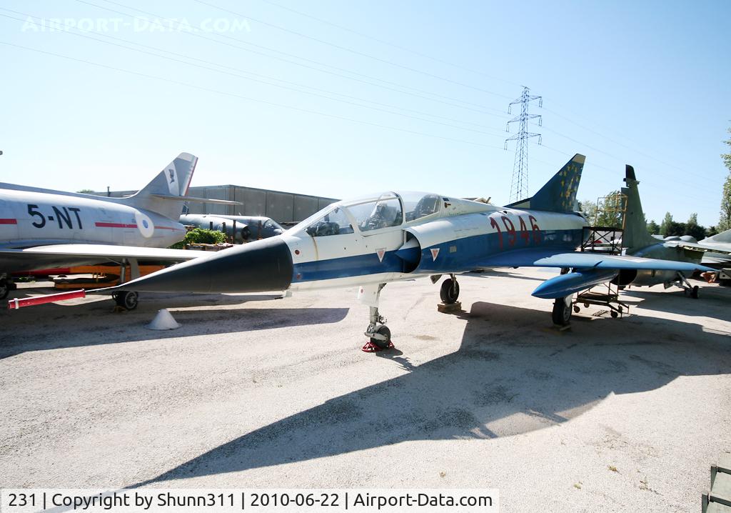 231, Dassault Mirage IIIB C/N 231, Preserved in EPNER c/s in this small Museum... left side...