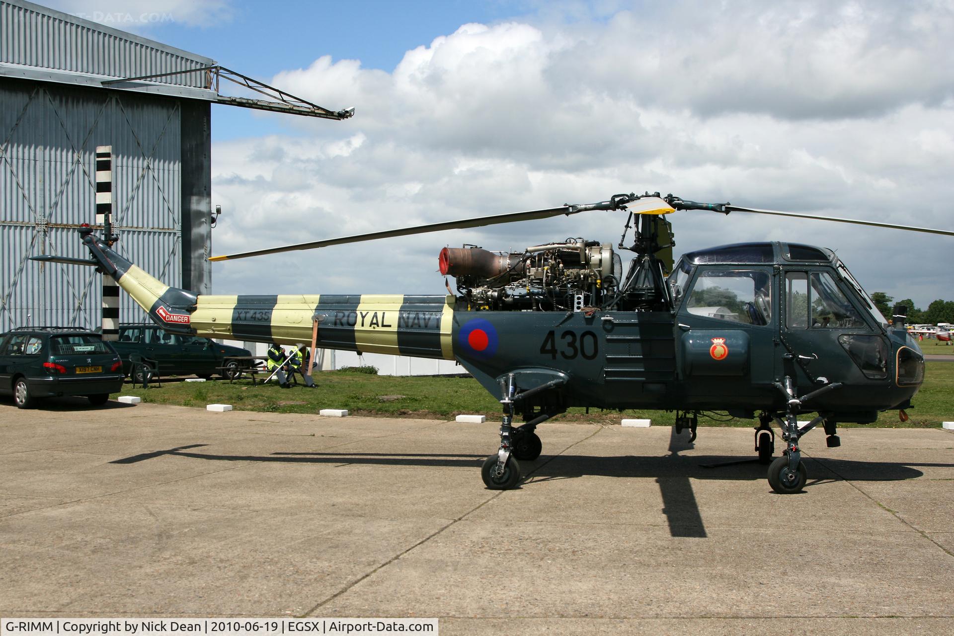 G-RIMM, 1966 Westland Wasp HAS.1 C/N F9605, EGSX