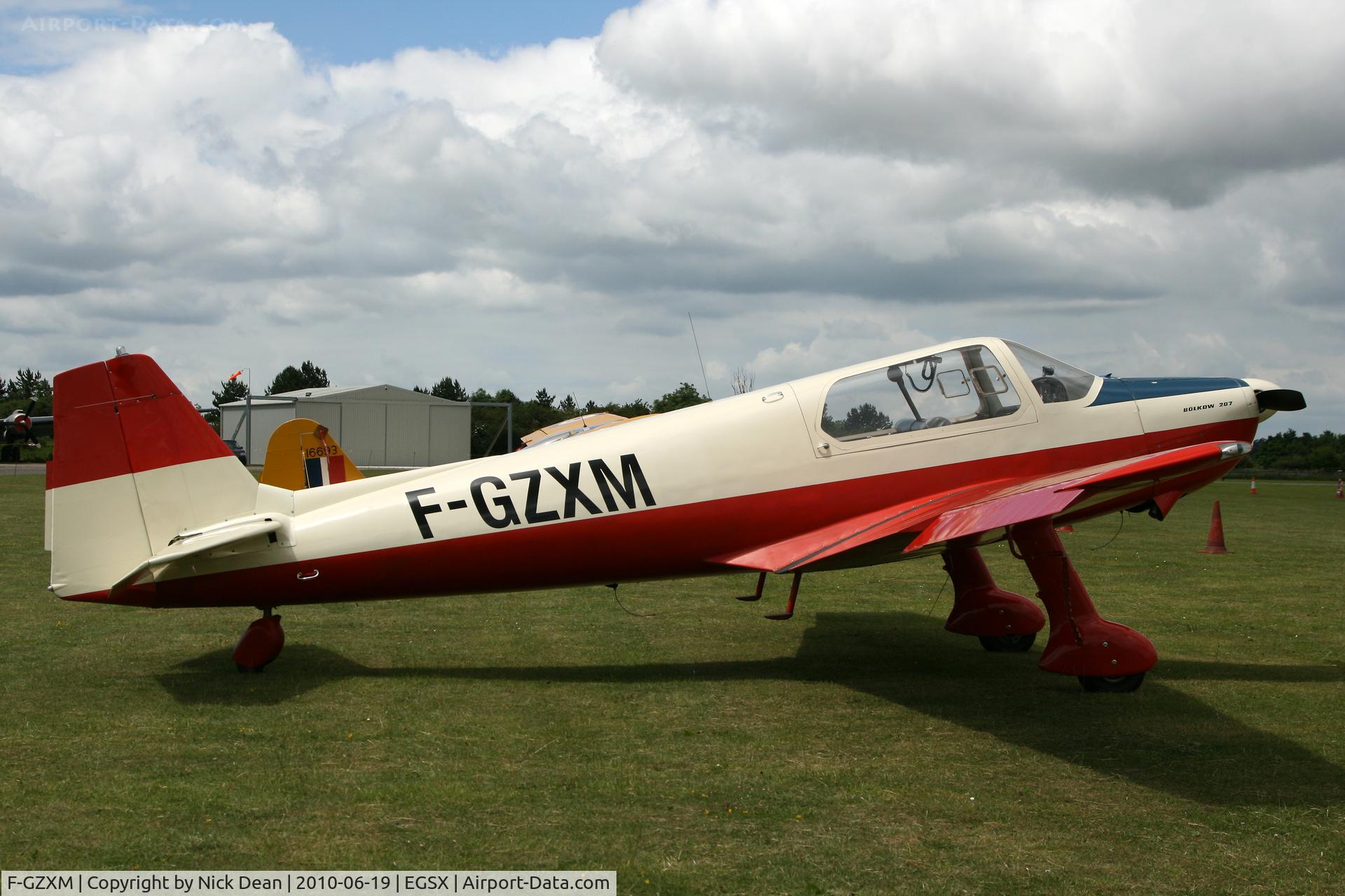 F-GZXM, Bolkow Bo-207 C/N 290, EGSX