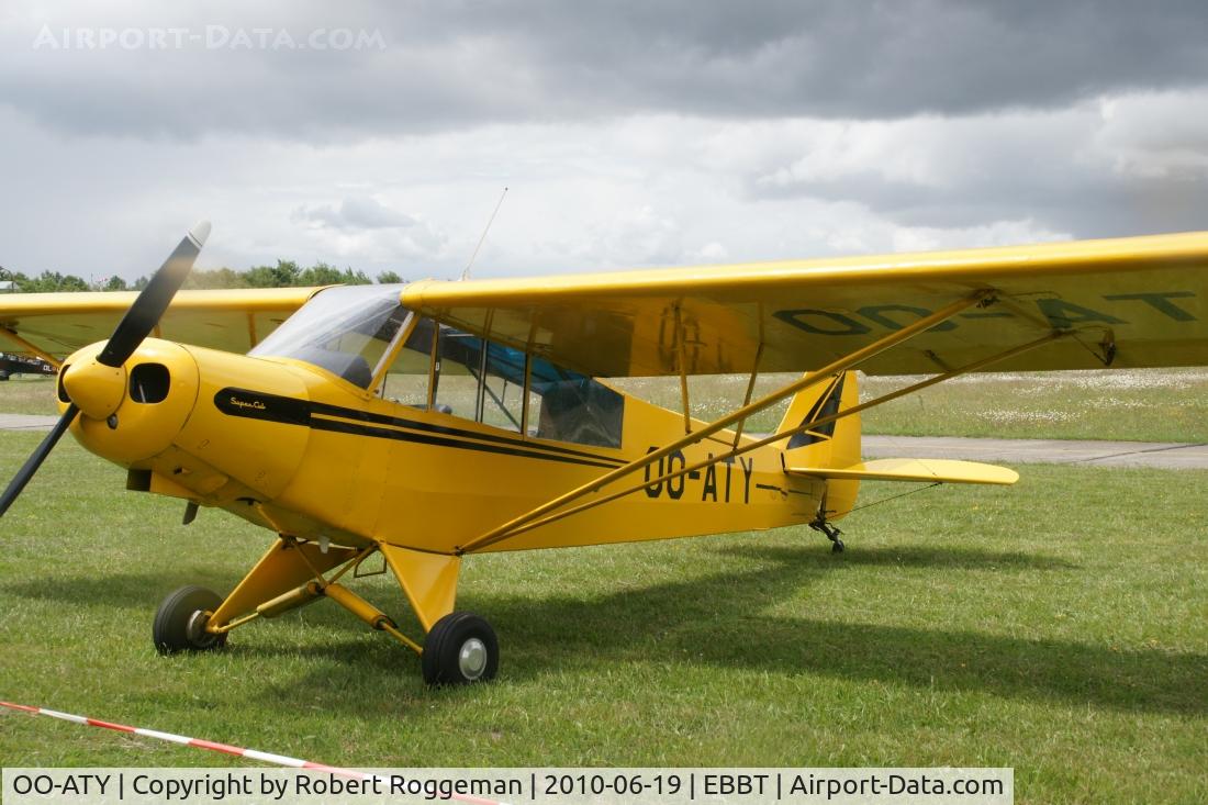 OO-ATY, Piper L-18C Super Cub (PA-18-95) C/N 18-3221, Airfield Brasschaat 100 years.