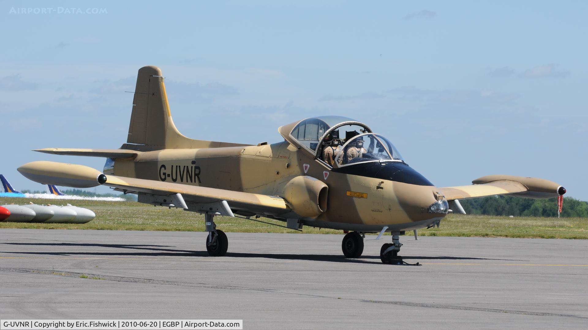 G-UVNR, 1971 BAC 167 Strikemaster Mk.87 C/N EEP/JP/2876, 2. G-UVNR (Team Viper) at The Cotswold Air Show June 2010