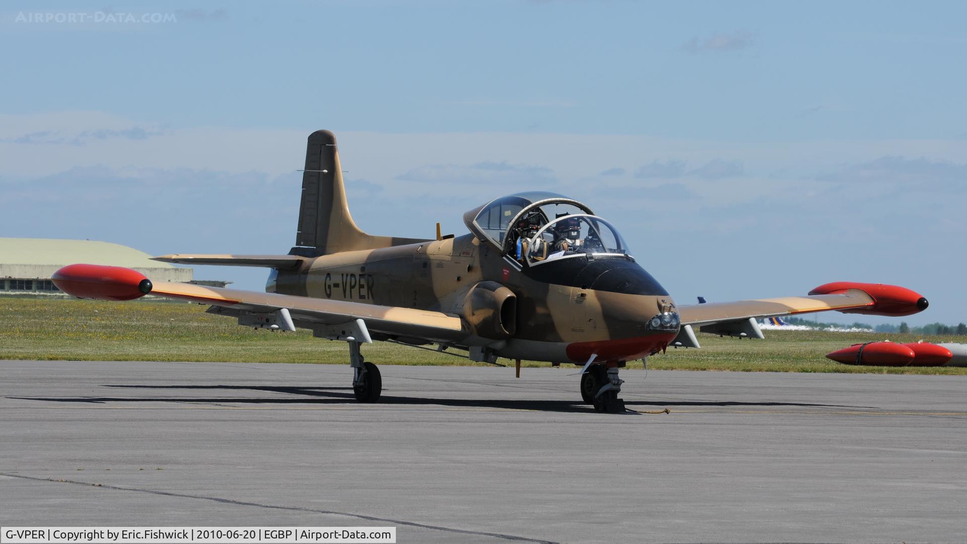 G-VPER, 1976 BAC 167 Strikemaster Mk.80A C/N EEP/JP/4096, 2. G-VPER (Team Viper) at The Cotswold Air Show June 2010