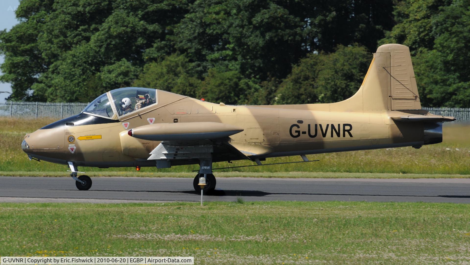 G-UVNR, 1971 BAC 167 Strikemaster Mk.87 C/N EEP/JP/2876, 1. G-UVNR (Team Viper) at The Cotswold Air Show June 2010