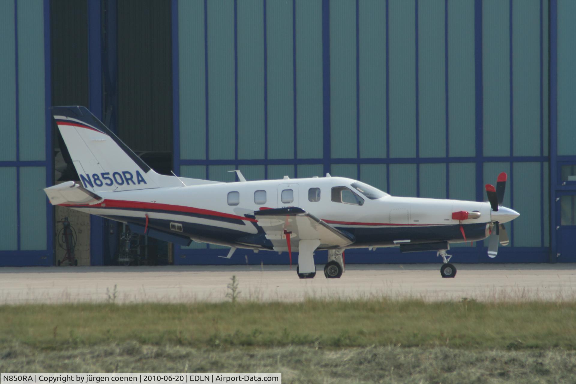 N850RA, 2010 Socata TBM-700 C/N 551, New plane  at MGL