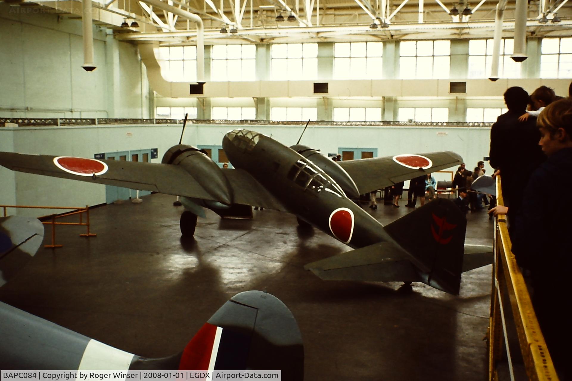BAPC084, 1932 Mitsubishi Ki 46-III Dinah C/N 5439, Part of the Historic Aircraft Collection at RAF St Athan in the mid-1970's