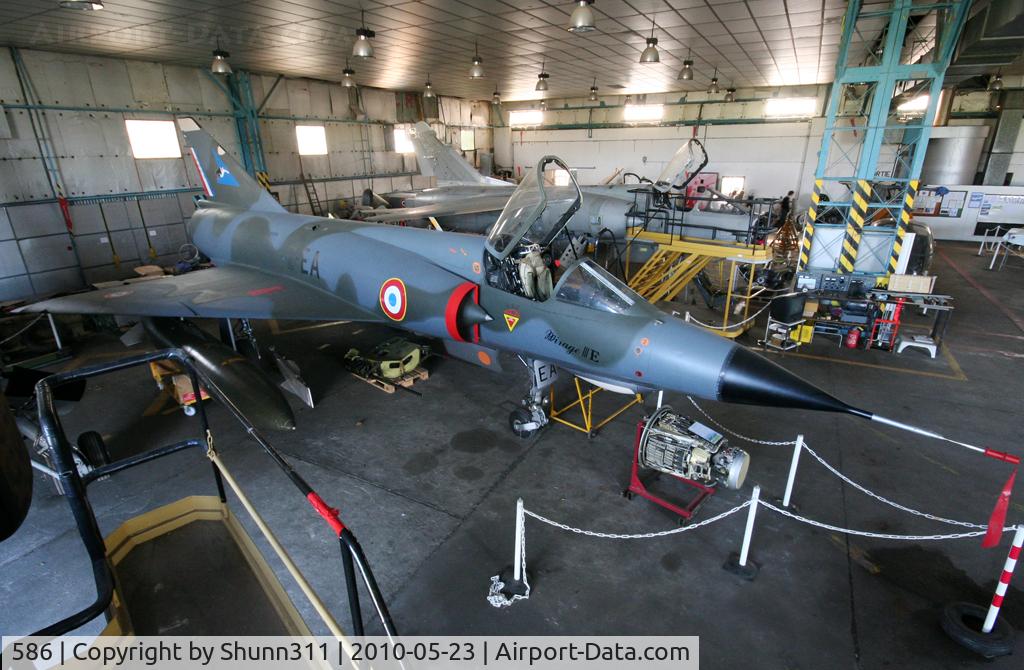 586, Dassault Mirage IIIE C/N 586, S/n 586 - Preserved Mirage IIIE in a new aeronautical Museum near Lyon...