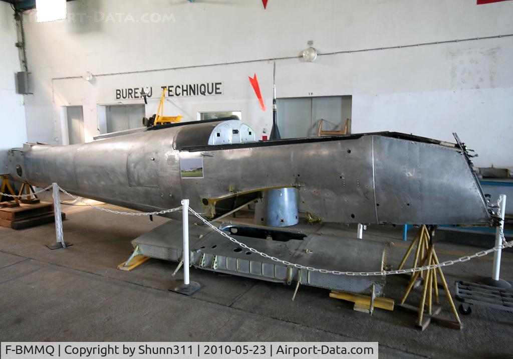 F-BMMQ, Morane-Saulnier MS-733 Alcyon C/N 67, MS733 under restoration inside a new aeronautical Museum near Lyon...